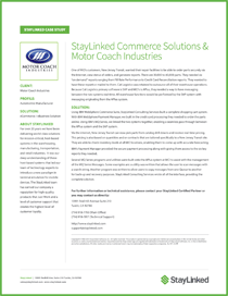 StayLinked Commerce Solutions & Motor Coach Industries Case Study
