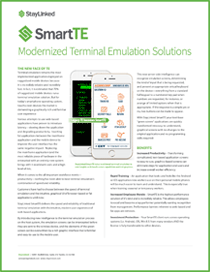 StayLinked Modernized Terminal Emulation Solutions Datasheet