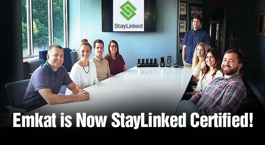 Emkat completes training, now StayLinked Certified!